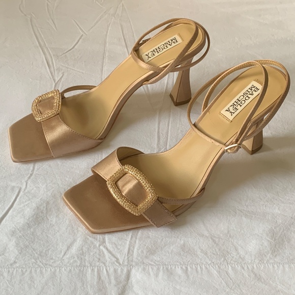 Badgley Mischka Judith Pumps in Clay US9 - Picture 3 of 14